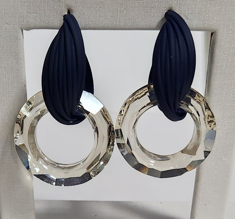 Carmen Hoops Navy Blue Moonlight Leyendas FOREVER CRYSTALS 