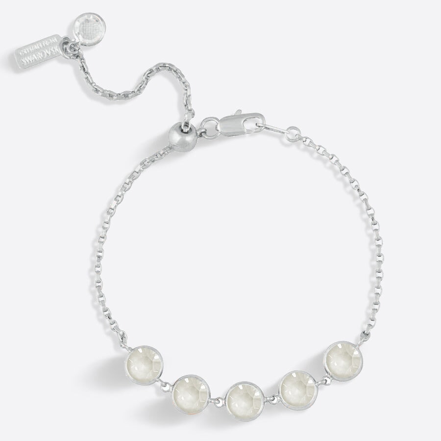 Eloise Bracelet Linen Serenity FOREVER CRYSTALS 