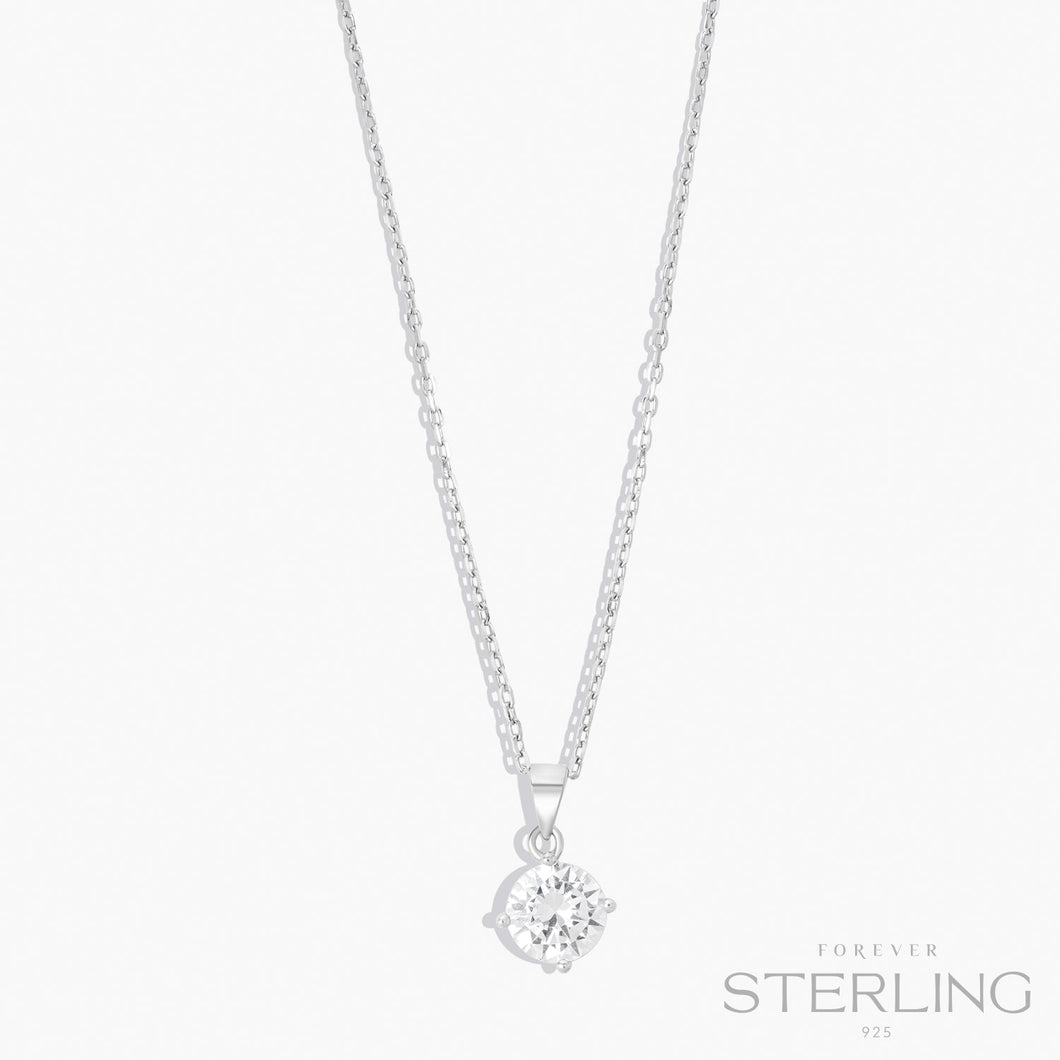 Forever Solitaire Pendant Forever Sterling Forever Crystals 