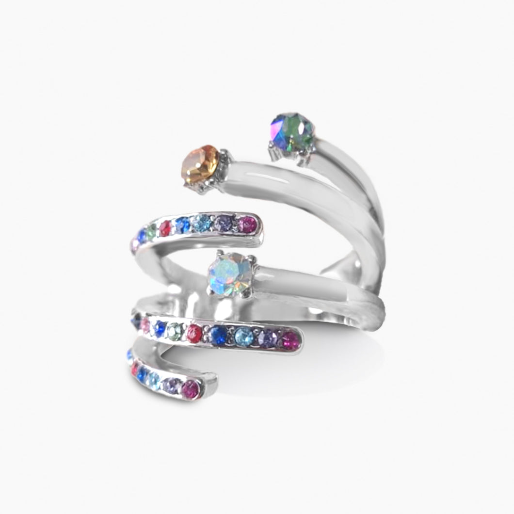 Gift Ring Multi A STORY OF GIFTS Forever Crystals 