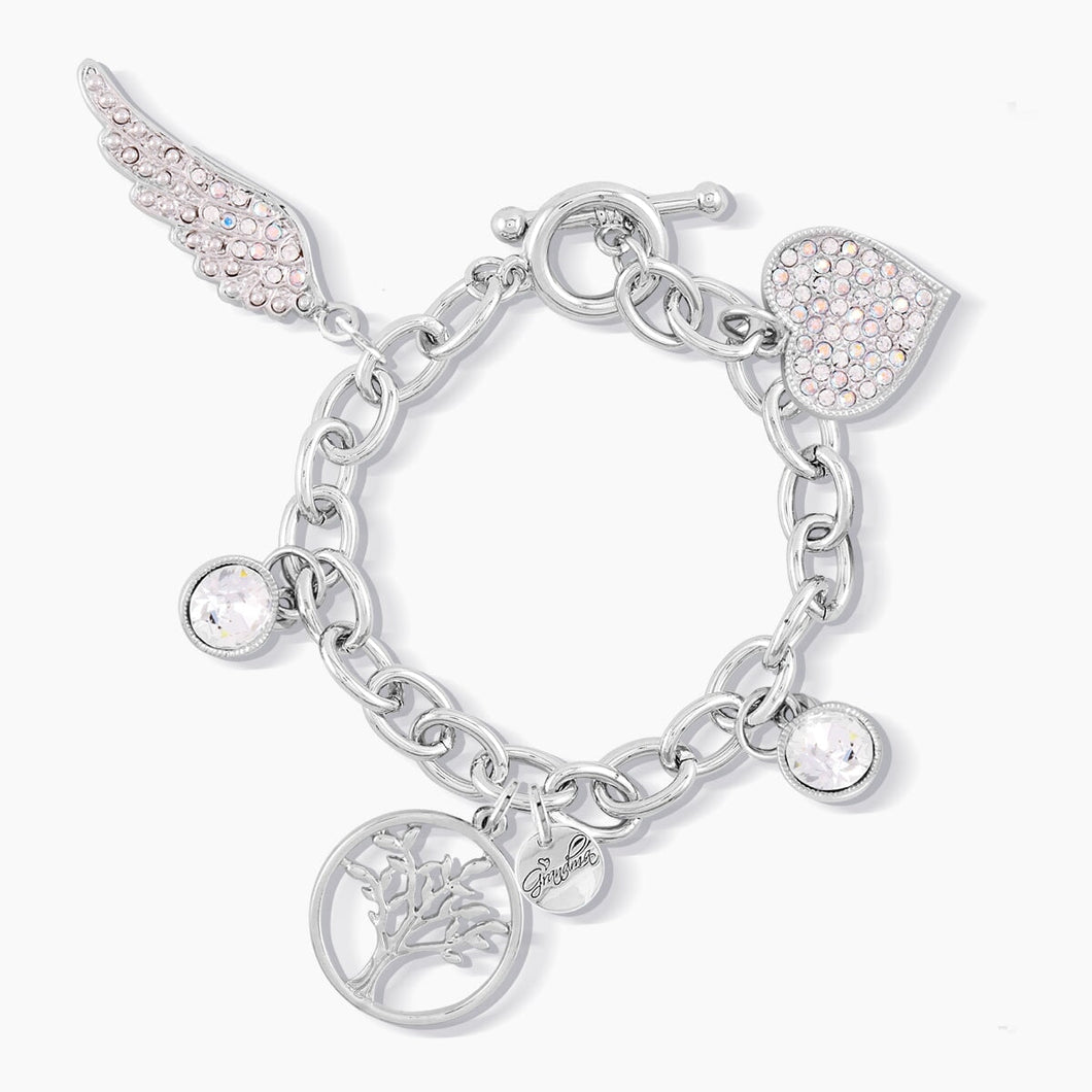 Grandma Charm Bracelet VOIAGE FOREVER CRYSTALS 