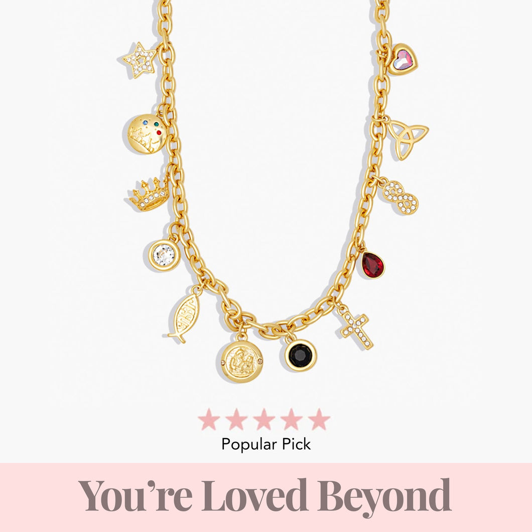 Greatest Story Ever Told Necklace Gold Greatest Story FOREVER CRYSTALS 