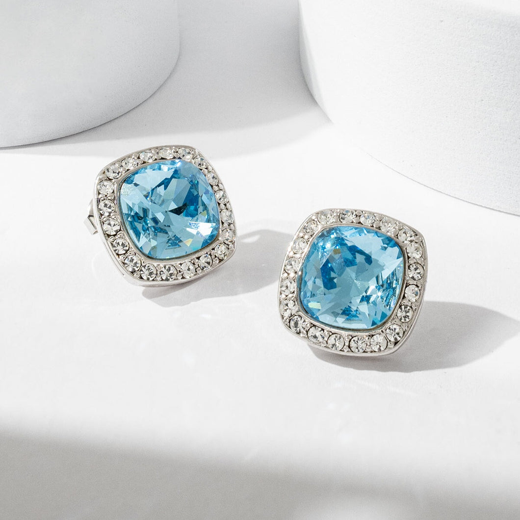 Heritage Petite Earrings Aquamarine Forever Crystals 