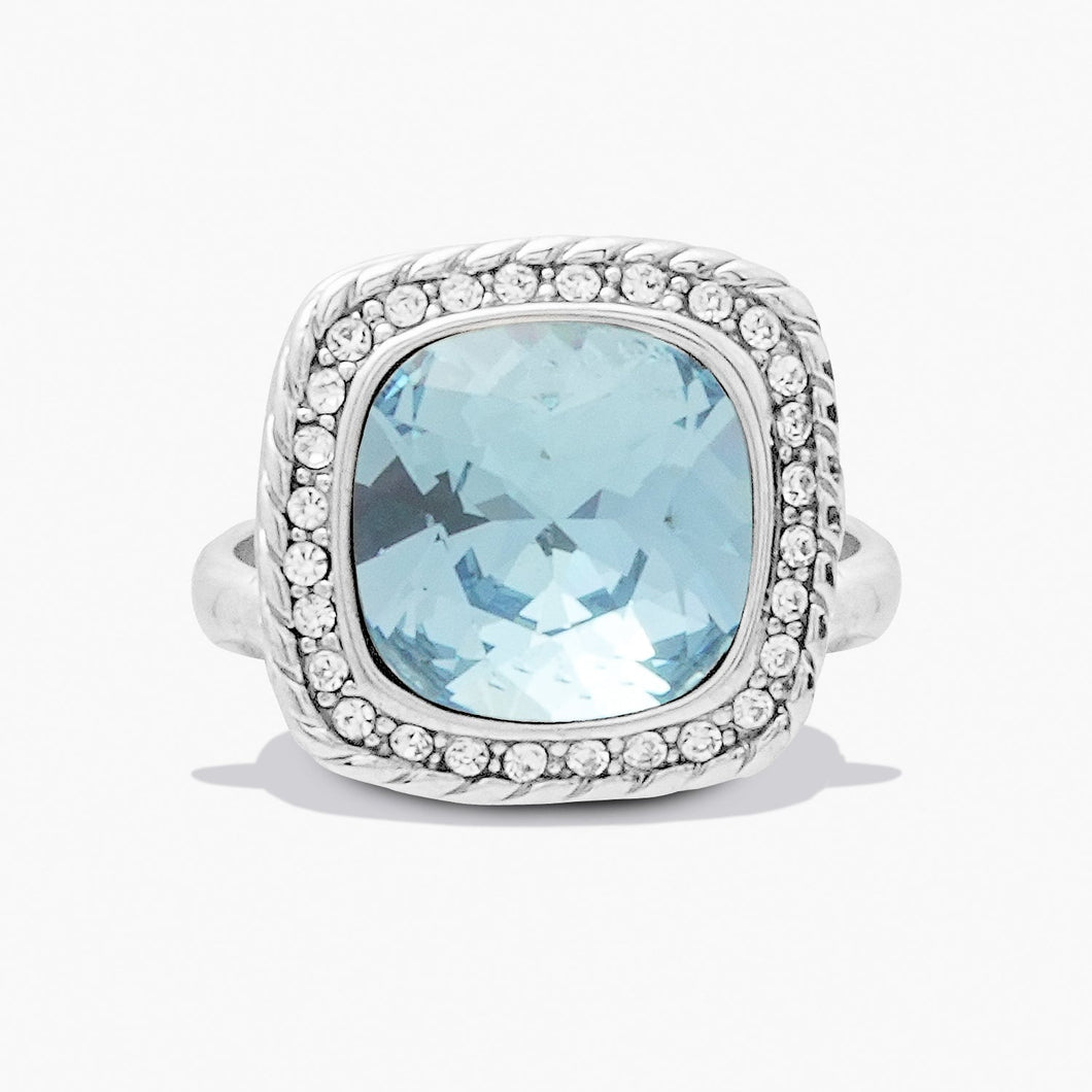 Heritage Ring Aquamarine Dynasty Gems FOREVER CRYSTALS 