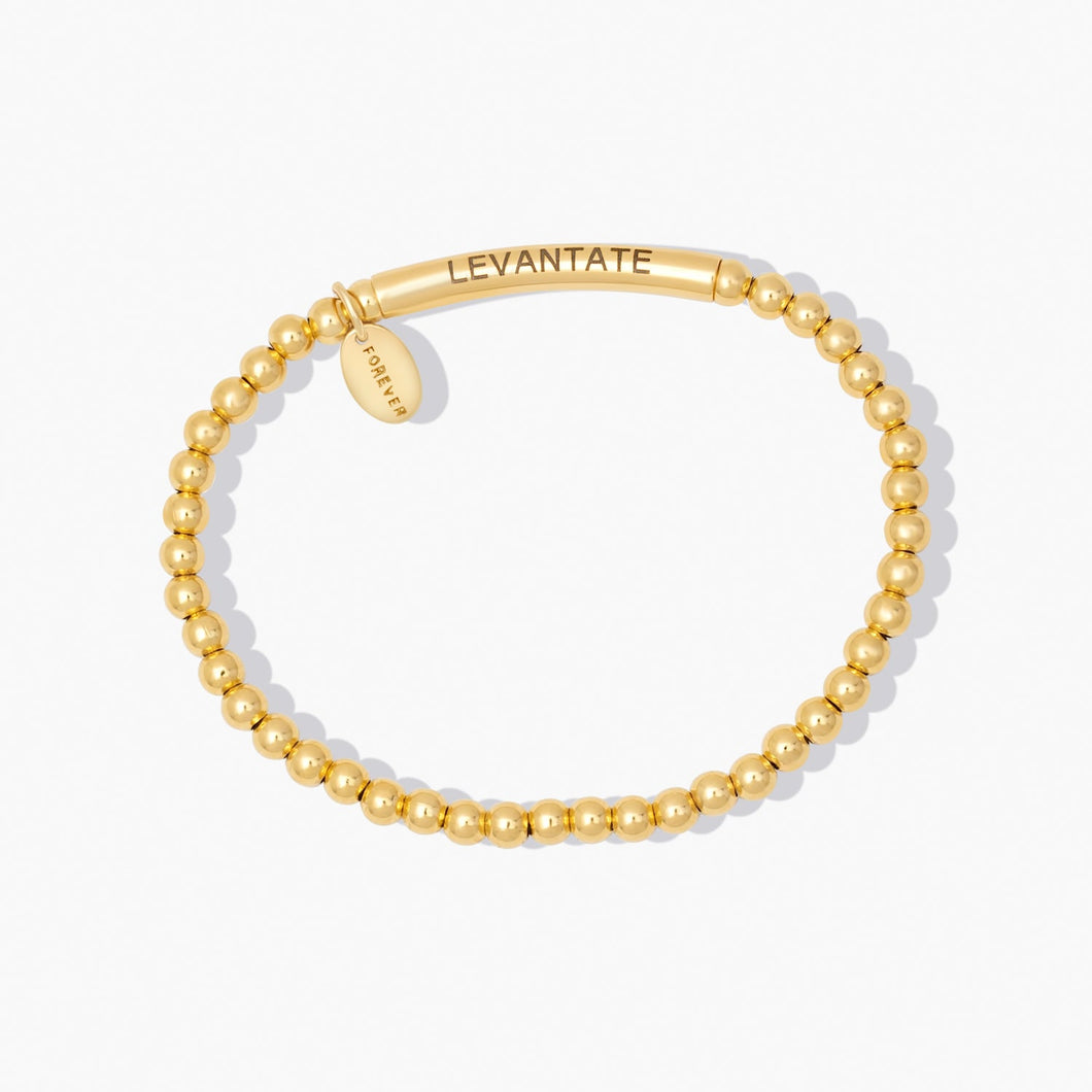 Levantate Sphere Bracelet Gold Risen Forever Crystals 