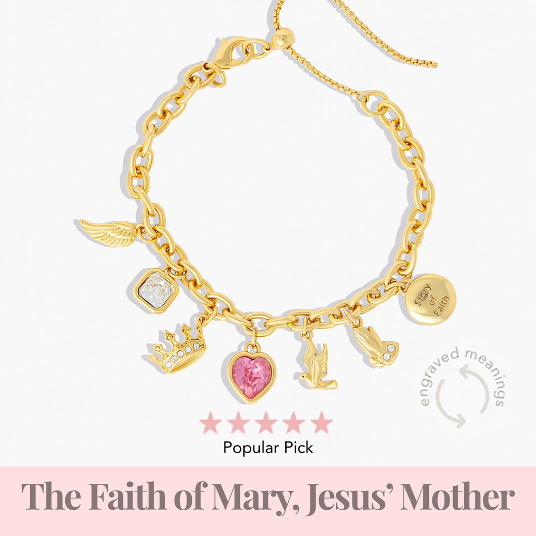 Story of Faith - Maria Bracelet Gold Story Of Faith FOREVER CRYSTALS 