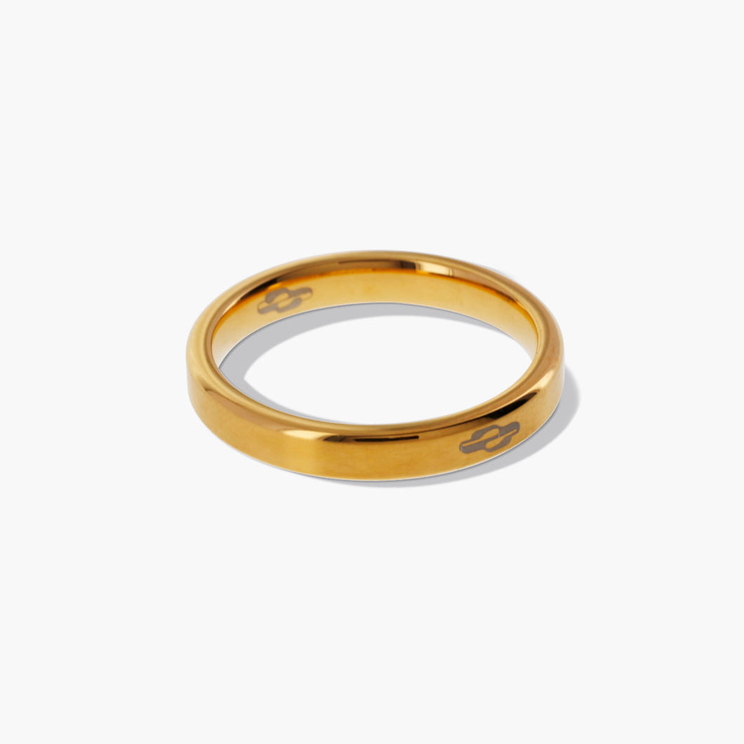 AMOR Ring Matte Gold 427 FOREVER CRYSTALS 