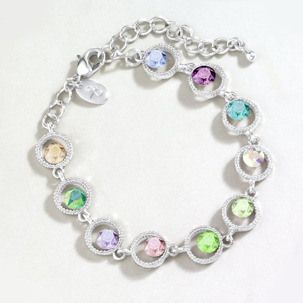 Celebration Bracelet Light Multi ESSENTIALS FOREVER CRYSTALS 