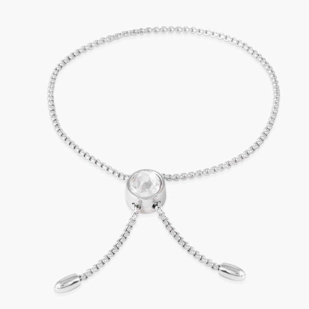 Dyad Bracelet Silver ESSENTIALS FOREVER CRYSTALS 