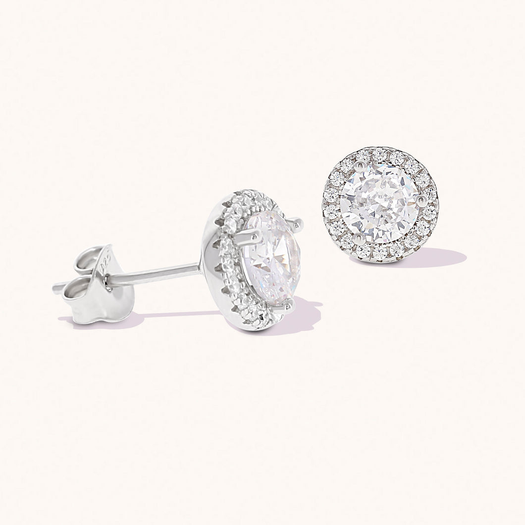 Kennedy Stud Earrings FOREVER STERLING FOREVER CRYSTALS 