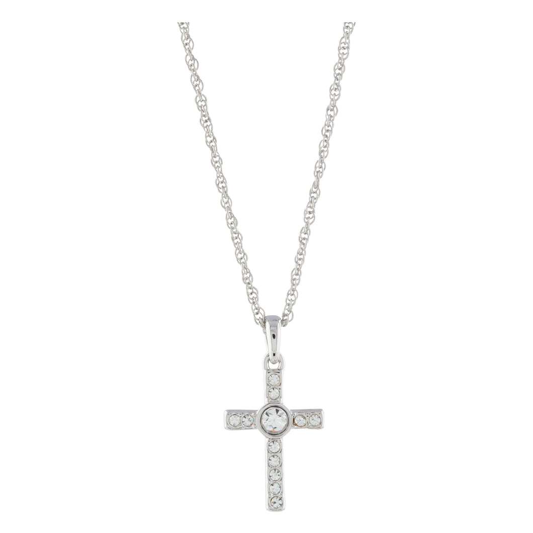 LATIN CROSS PETITE PENDANT PENDANT - FOREVER - ESSENTIALS FOREVER 